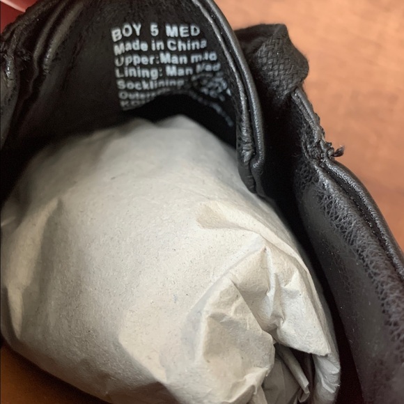 Boys Sonoma Waxwing black shoes - Picture 7 of 9